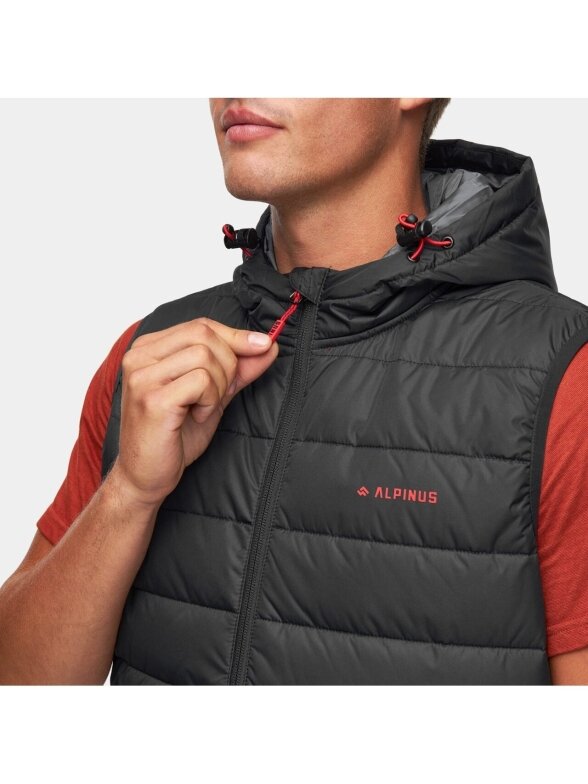 Alpinus Athos vyriška kūno šildytuvo liemenė juoda BR43351 8 Alpinus Athos vyriška kūno šildytuvo liemenė juoda BR43351 8
