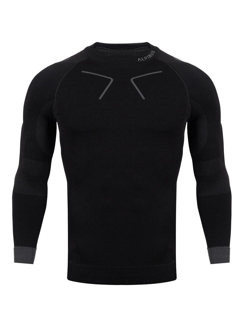 Alpinus Tactical Base Layer vyriškas termo džemperis juodos ir pilkos spalvos GT43219 2