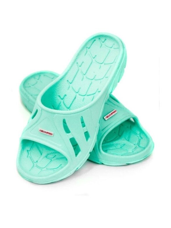 Aqua speed baseino šlepetės vaikams 2 Aqua speed baseino šlepetės vaikams 2