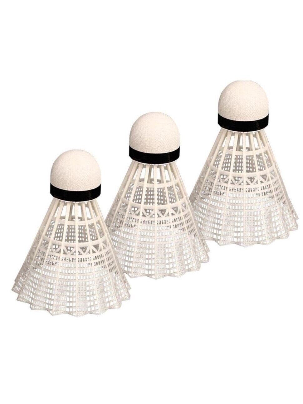 Badmintono skraidukai SK-30962 balti 1 Badmintono skraidukai SK-30962 balti 1