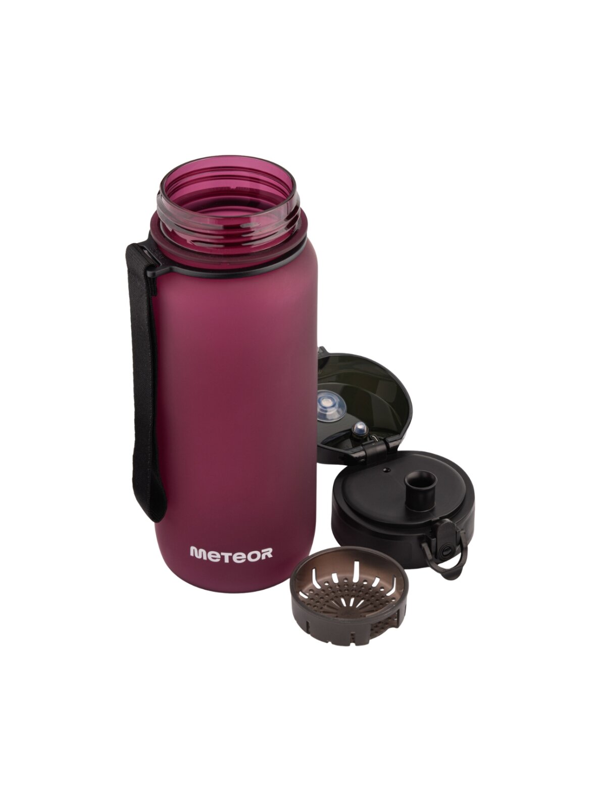 Meteor sportinė gertuvė 650 ml bordo spalvos 17660 2 Meteor sportinė gertuvė 650 ml bordo spalvos 17660 2