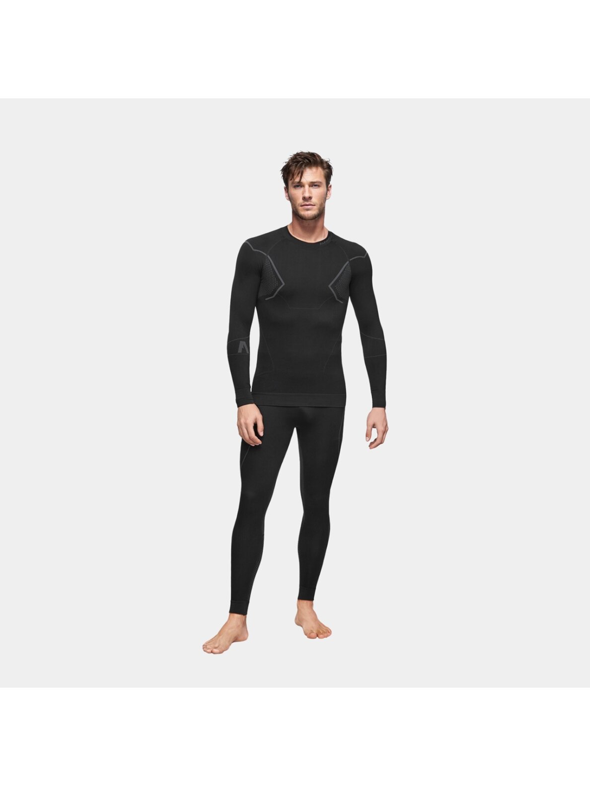 Vyriški termo apatiniai Alpinus Active Base Layer Set juodos ir pilkos spalvos GT43257 1