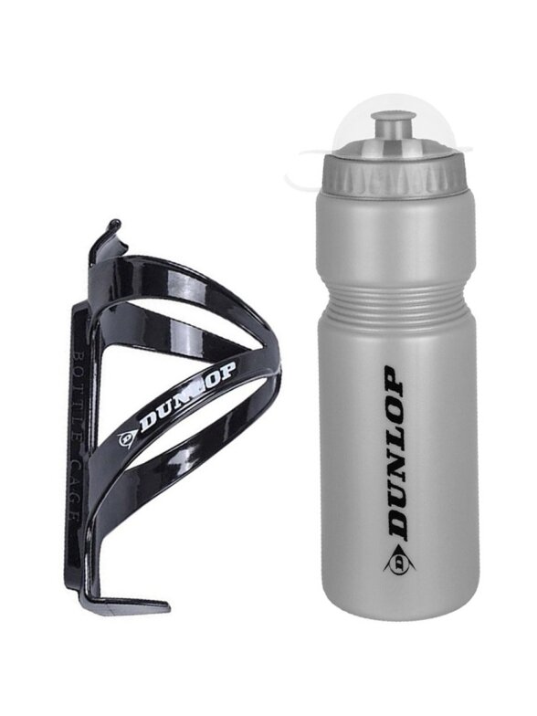 Bidon Dunlop z uchwytem 750ml srebrny 275092