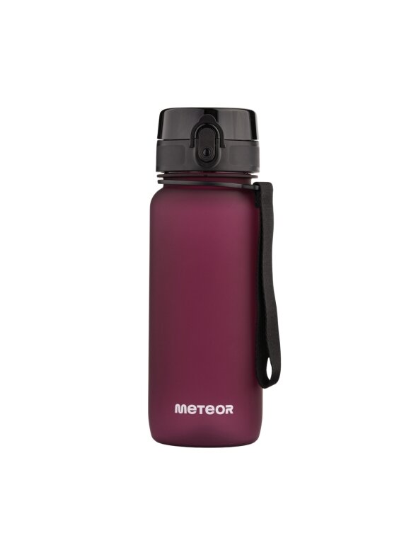 Meteor sportinė gertuvė 650 ml bordo spalvos 17660 Meteor sportinė gertuvė 650 ml bordo spalvos 17660