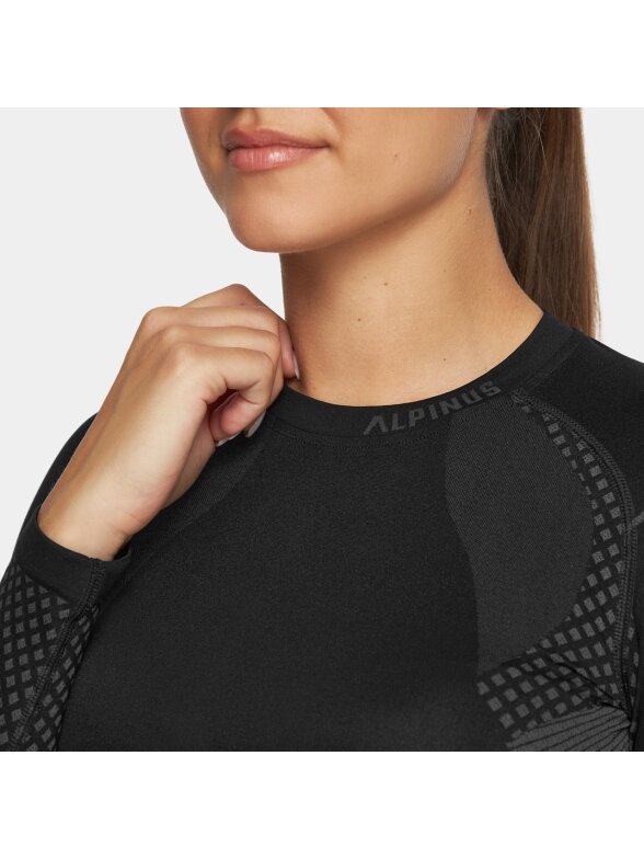 Alpinus Active Base Layer Set moteriškas termo apatinis trikotažas, juoda ir pilka GT43253 17