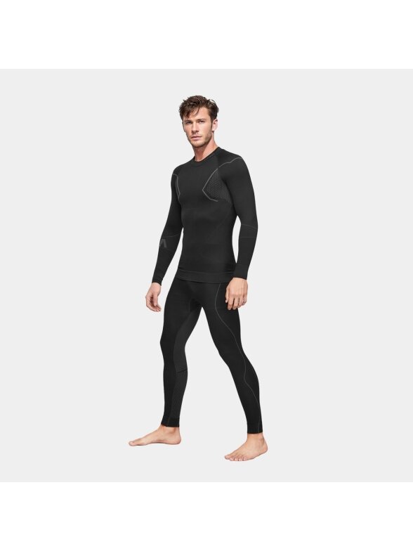 Vyriški termo apatiniai Alpinus Active Base Layer Set juodos ir pilkos spalvos GT43257 18 Vyriški termo apatiniai Alpinus Active Base Layer Set juodos ir pilkos spalvos GT43257 18