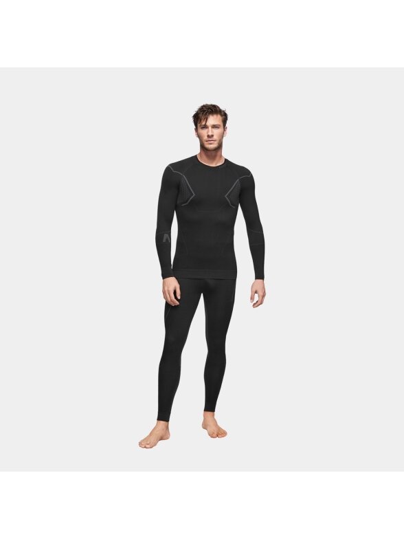 Vyriški termo apatiniai Alpinus Active Base Layer Set juodos ir pilkos spalvos GT43257 1