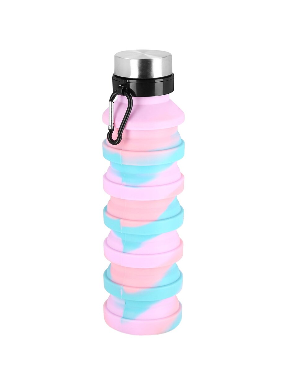 Spokey silikoninis sulankstomas buteliukas 550 ml Jump 941258 Spokey silikoninis sulankstomas buteliukas 550 ml Jump 941258