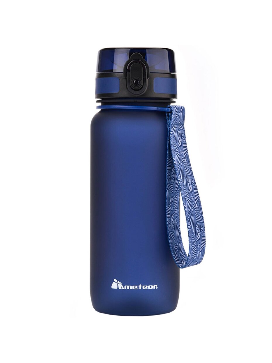 Meteor sportinis buteliukas 650ml tamsiai mėlynas 74601