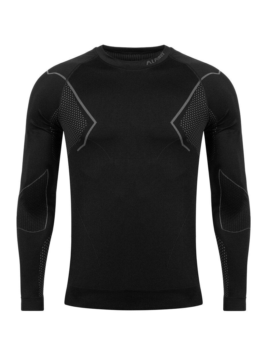 Vyriški termo apatiniai Alpinus Active Base Layer Set juodos ir pilkos spalvos GT43257 16