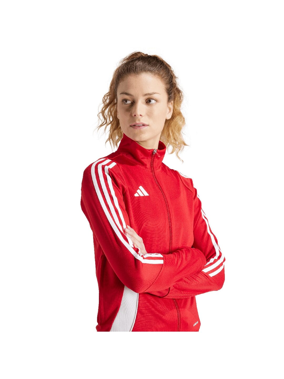 Adidas Tiro 24 Training moteriškas džemperis raudonas IR7493 5