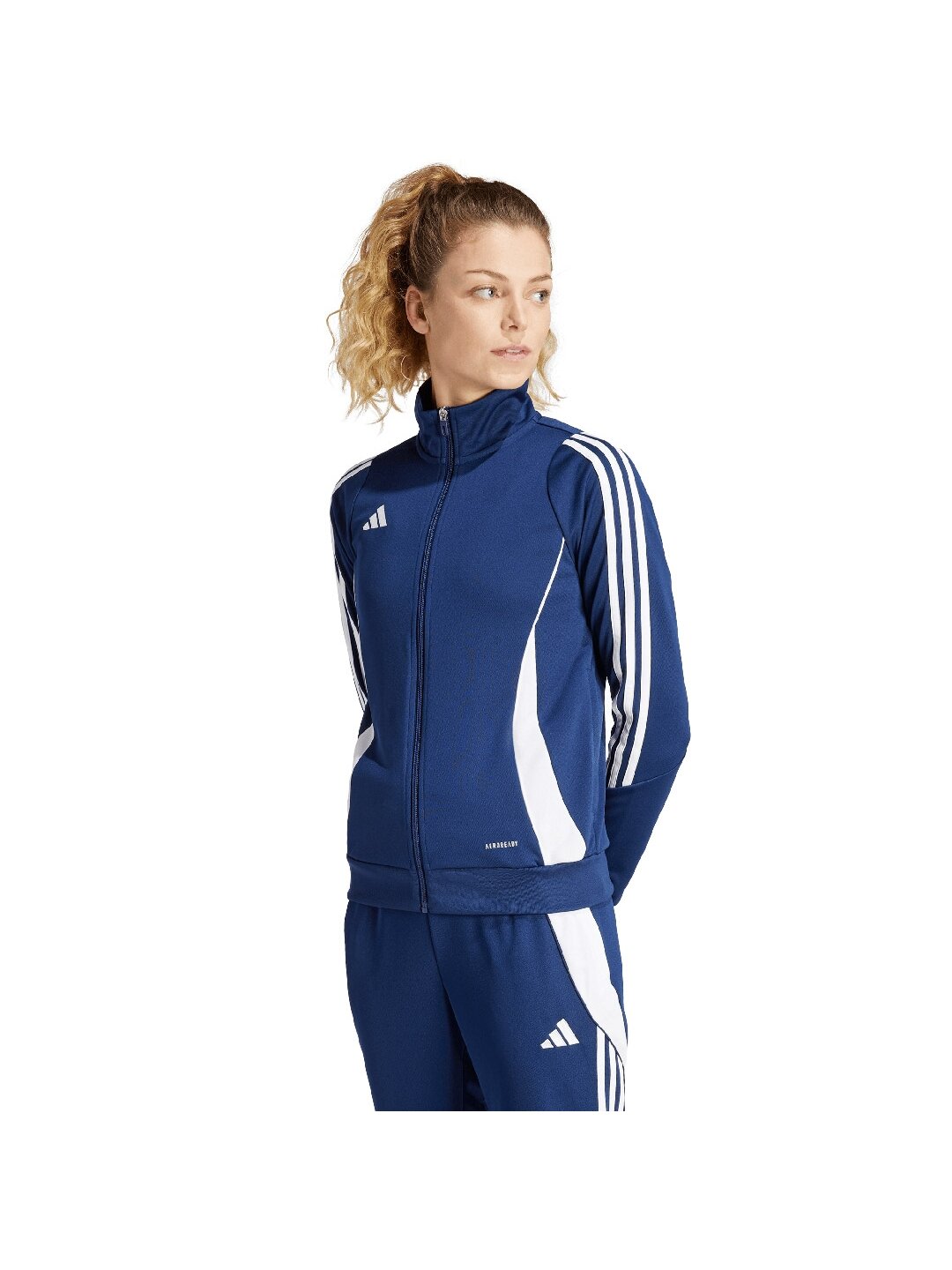 Adidas Tiro 24 Training moteriškas džemperis, tamsiai mėlynas IR7492 2 Adidas Tiro 24 Training moteriškas džemperis, tamsiai mėlynas IR7492 2