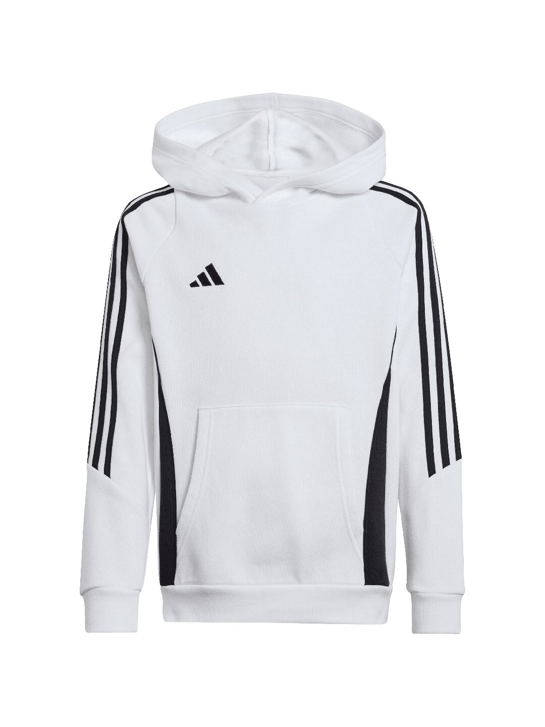 Adidas Tiro 24 Hooded Sweat vaikiškas džemperis, baltas IR7506 Adidas Tiro 24 Hooded Sweat vaikiškas džemperis, baltas IR7506