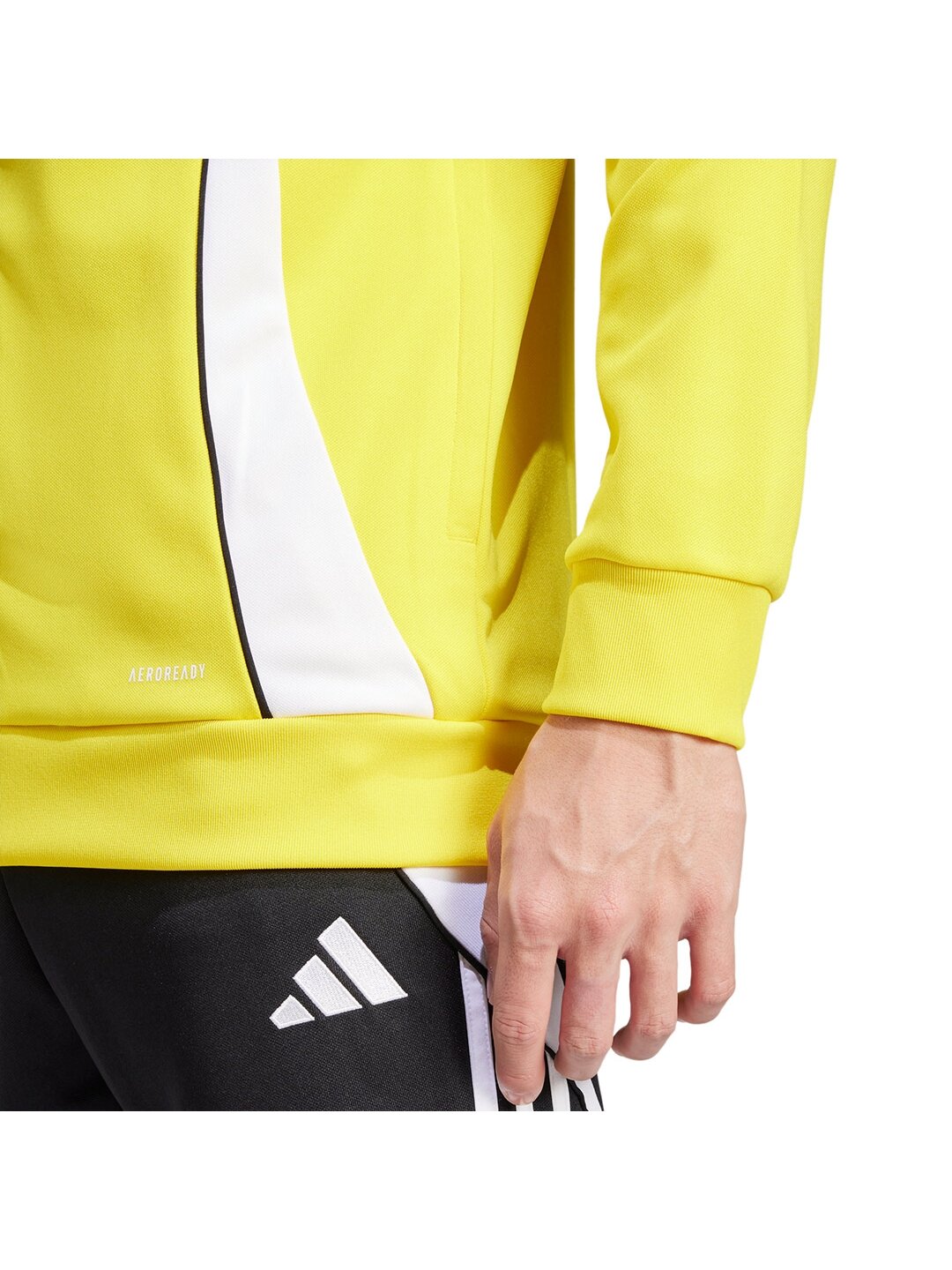 Adidas Tiro 24 Training vyriški džemperiai geltoni IR9493 2 Adidas Tiro 24 Training vyriški džemperiai geltoni IR9493 2