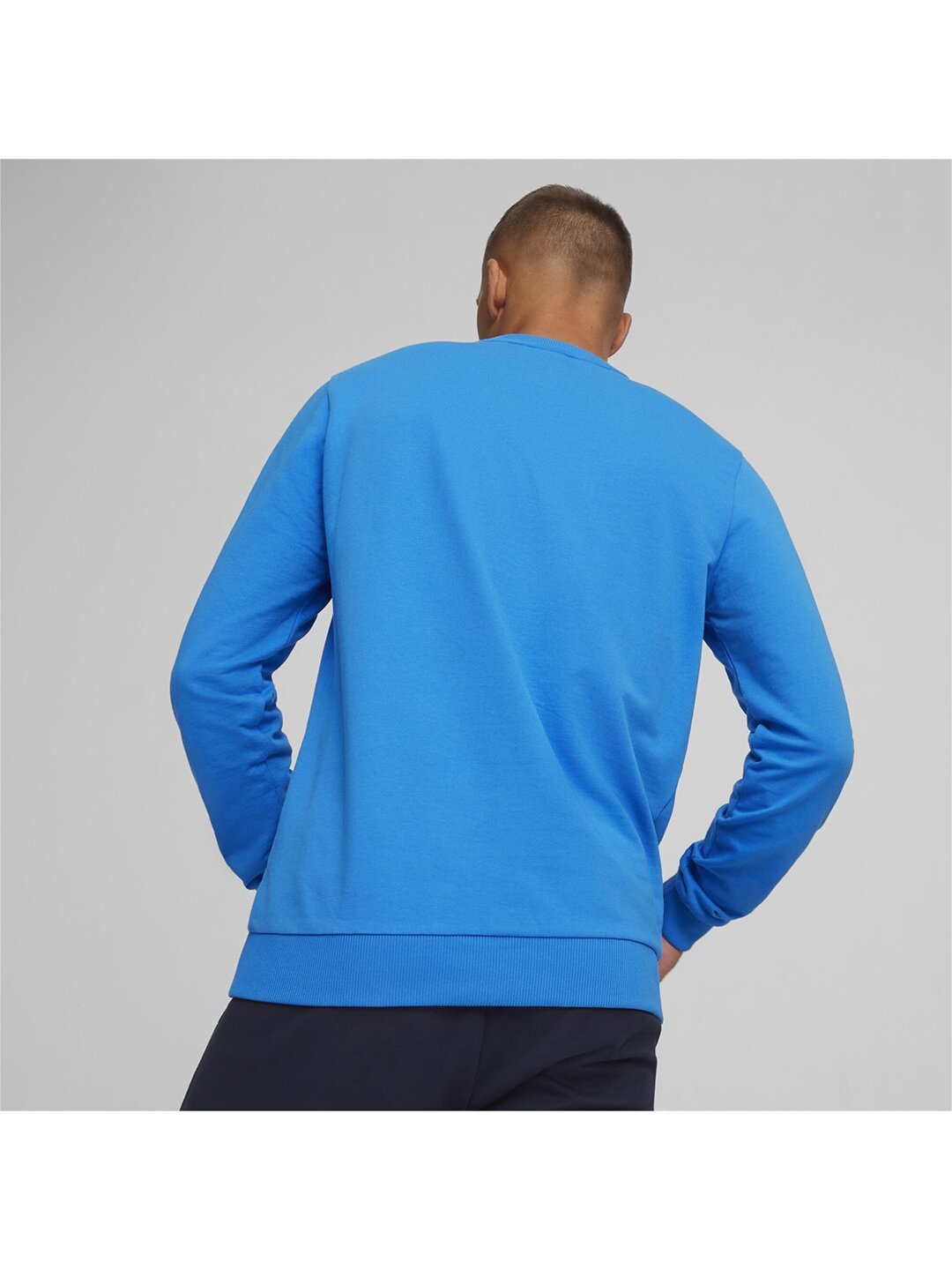 Puma Team Goal Casuals Crew Neck Sweat vyriškas džemperis mėlynas 658592 02 1 Puma Team Goal Casuals Crew Neck Sweat vyriškas džemperis mėlynas 658592 02 1