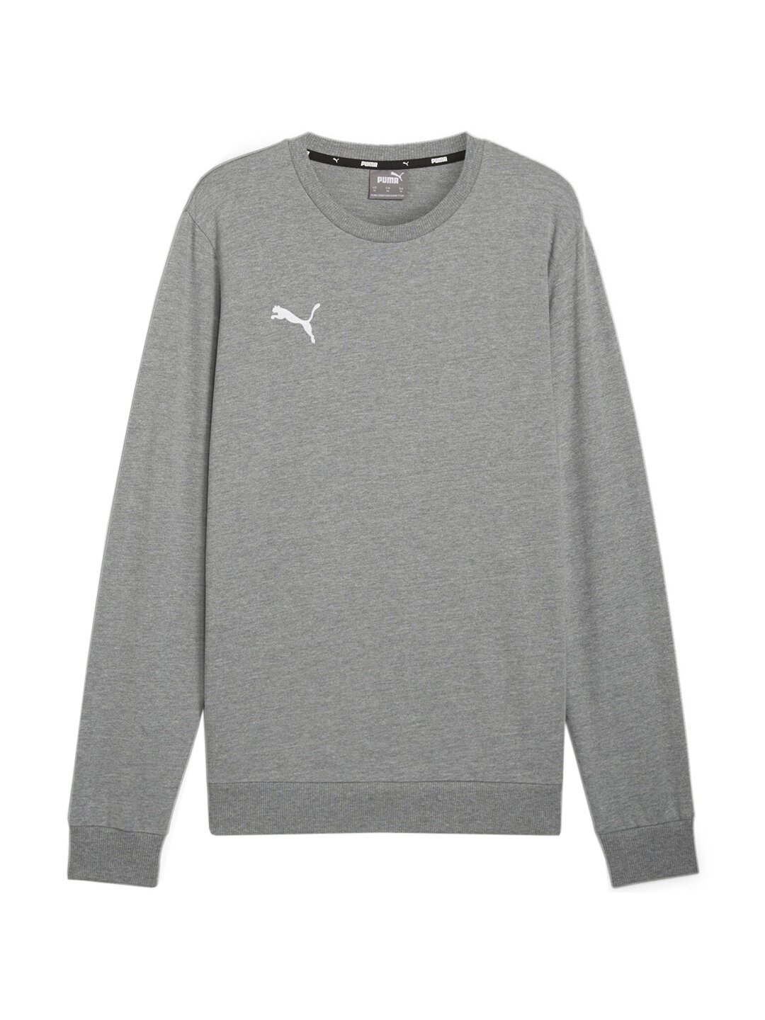 Puma Team Goal Casuals Crew Neck Sweat vyriškas džemperis pilkas 658592 33