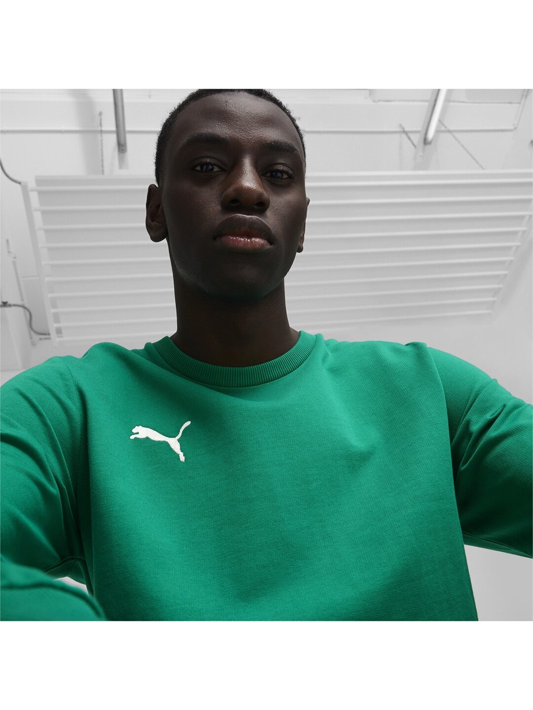 Puma Team Goal Casuals Crew Neck Sweat vyriškas džemperis žalias 658592 05 1 Puma Team Goal Casuals Crew Neck Sweat vyriškas džemperis žalias 658592 05 1