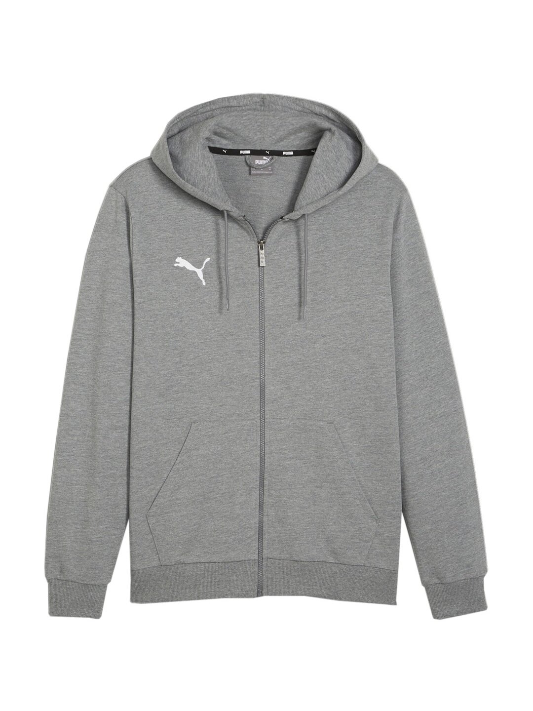 Puma Team Goal Casuals vyriškas džemperis su gobtuvu pilkas 658595 33