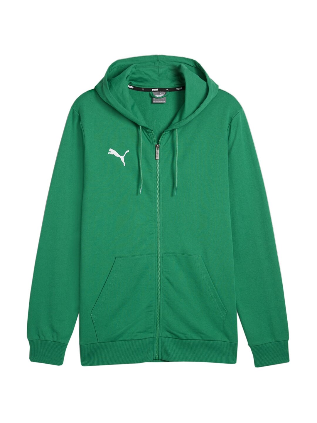 Puma Team Goal Casuals vyriškas džemperis su gobtuvu žalias 658595 05
