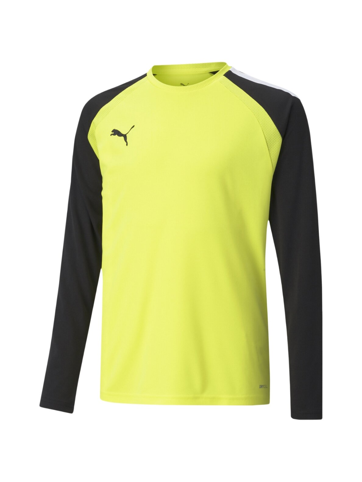 Vaikiški vartininko džemperis Puma teamPACER GK LS Jersey geltonas fluo 704939 42 Vaikiški vartininko džemperis Puma teamPACER GK LS Jersey geltonas fluo 704939 42