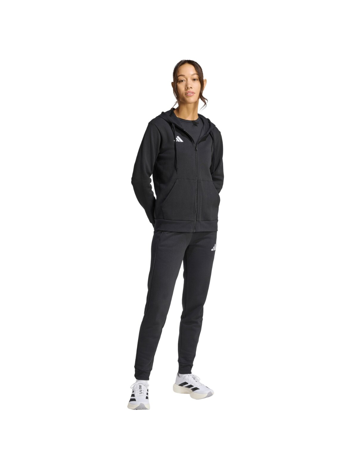 Adidas Entrada 26 Full Zip Hoodie džemperis moterims juodas KF5939 5 Adidas Entrada 26 Full Zip Hoodie džemperis moterims juodas KF5939 5