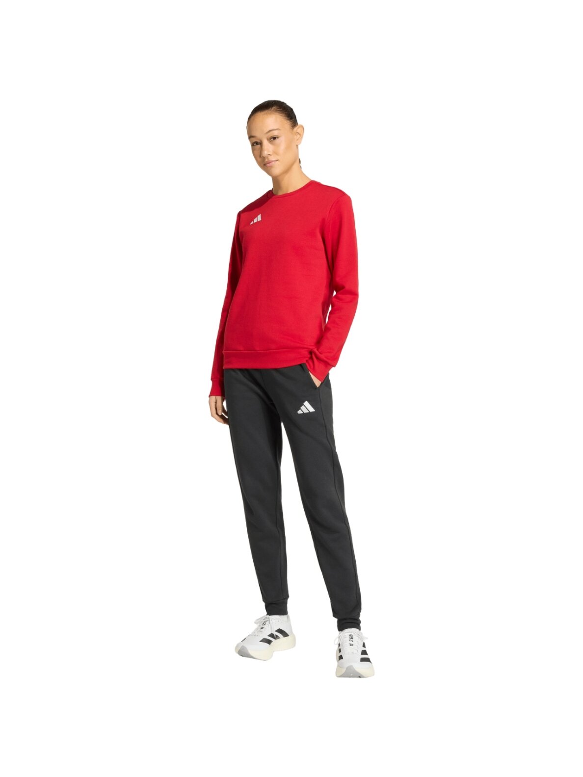 Adidas Entrada 26 Sweat Top džemperis moterims raudonas KB3950 5