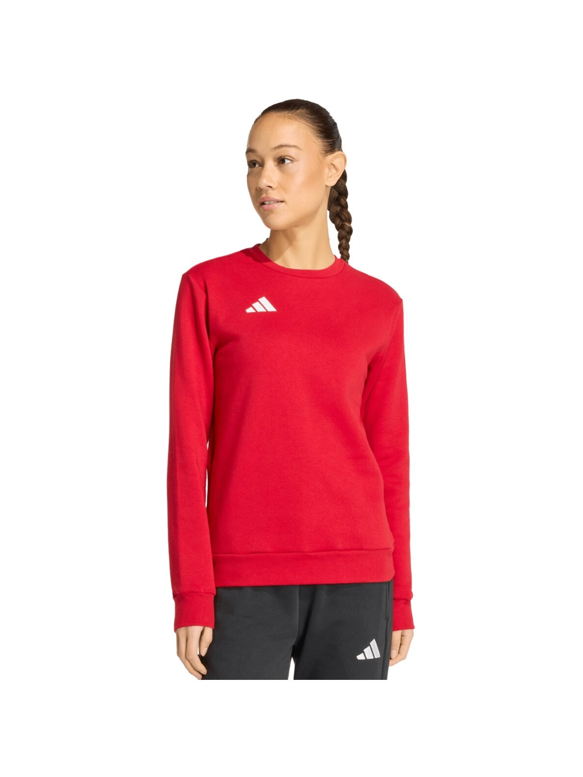 Adidas Entrada 26 Sweat Top džemperis moterims raudonas KB3950