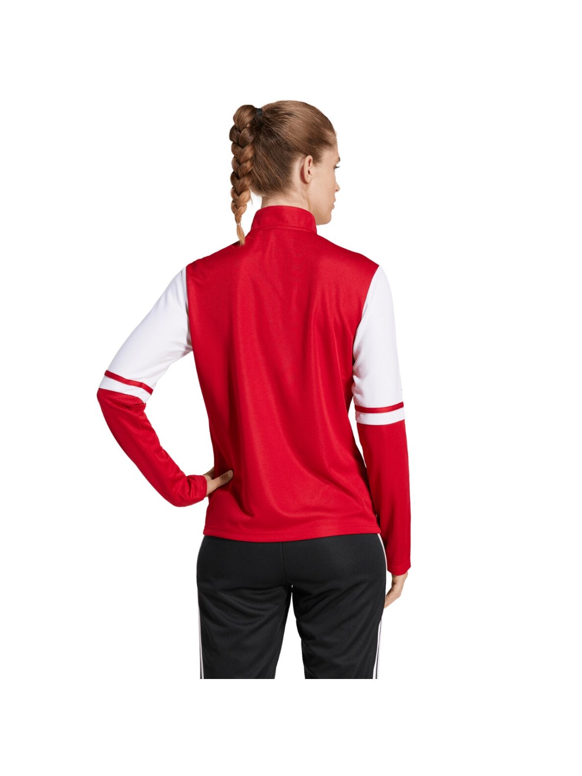 Adidas Squadra 25 Training Top džemperis moterims raudonas JD3018 2 Adidas Squadra 25 Training Top džemperis moterims raudonas JD3018 2