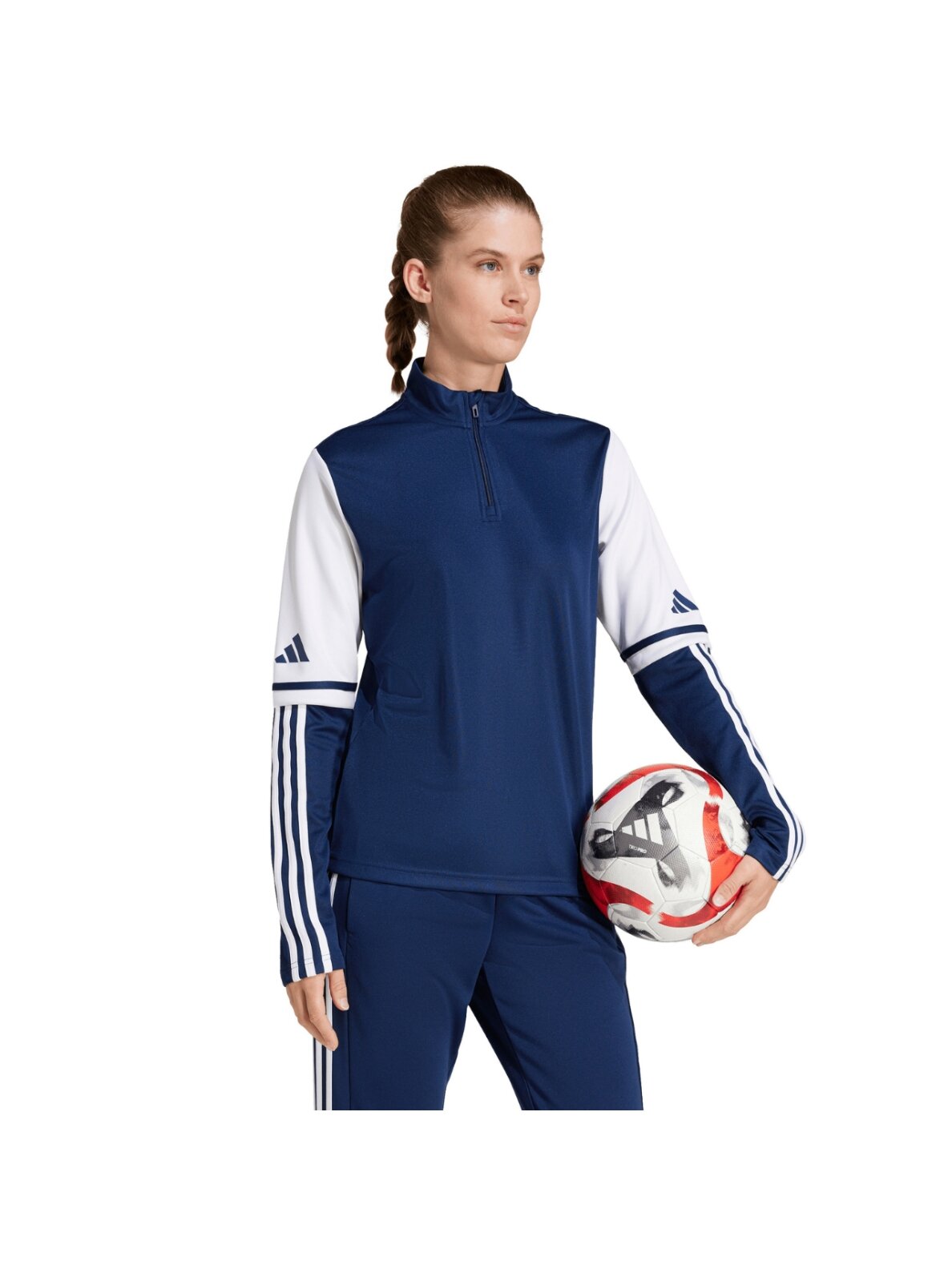 Adidas Squadra 25 Training Top džemperis moterims tamsiai mėlynas JD3017 3