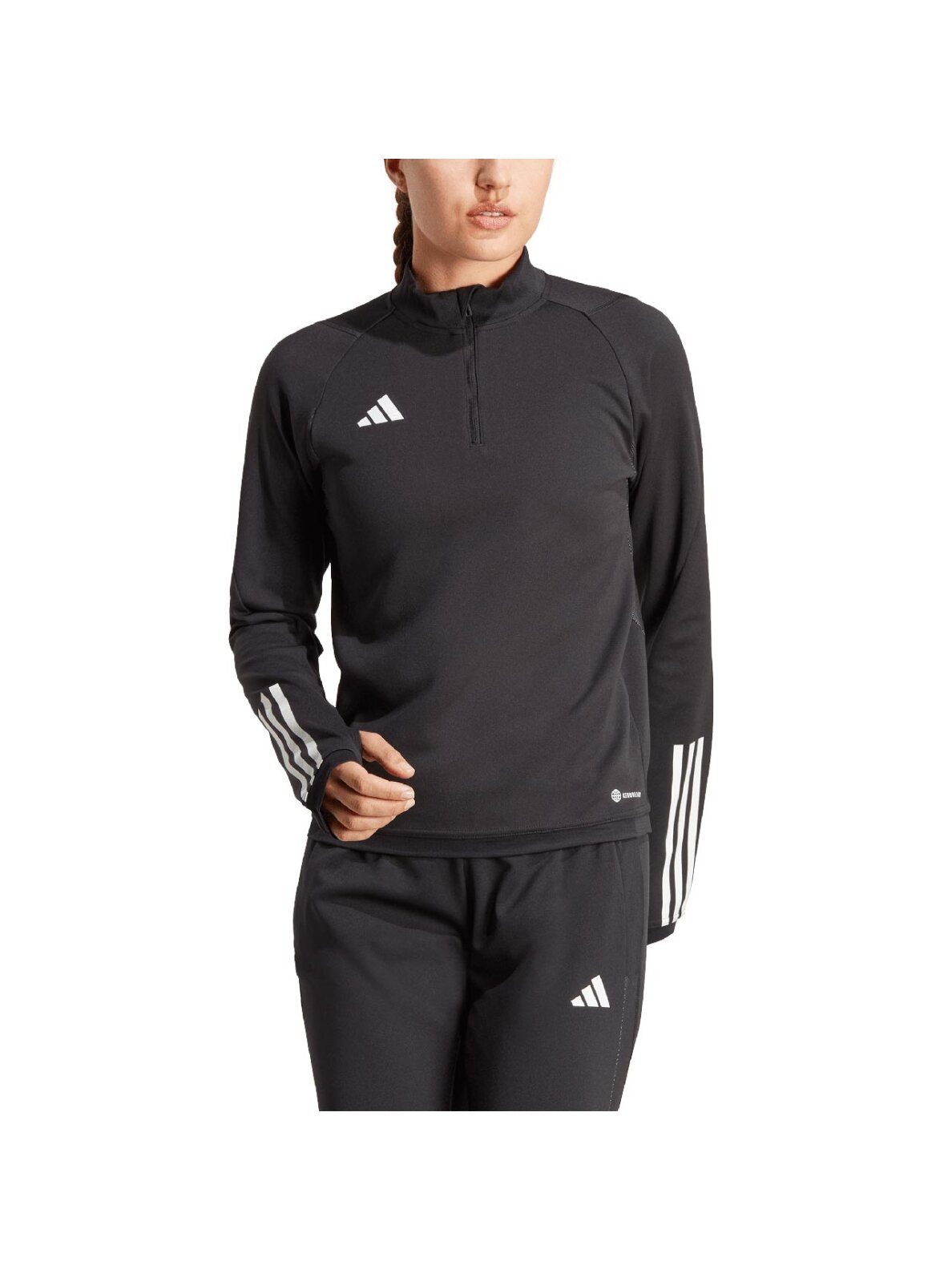 Moteriški džemperiai Adidas Tiro 23 Competition Training Top juoda ir balta HI5967 2 Moteriški džemperiai Adidas Tiro 23 Competition Training Top juoda ir balta HI5967 2