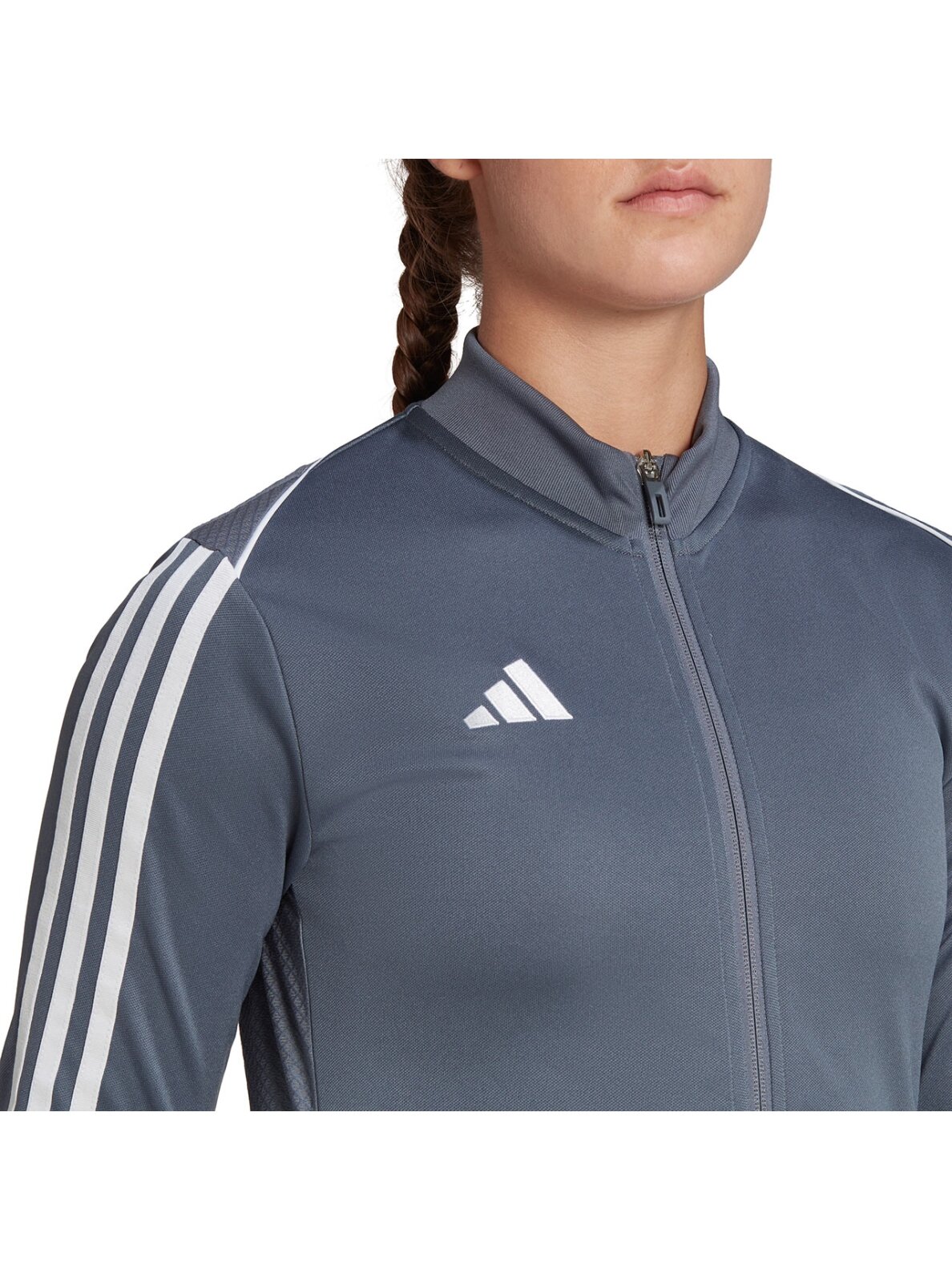 Adidas Tiro 23 League Training moteriškas džemperis, pilkas HS3516 5 Adidas Tiro 23 League Training moteriškas džemperis, pilkas HS3516 5