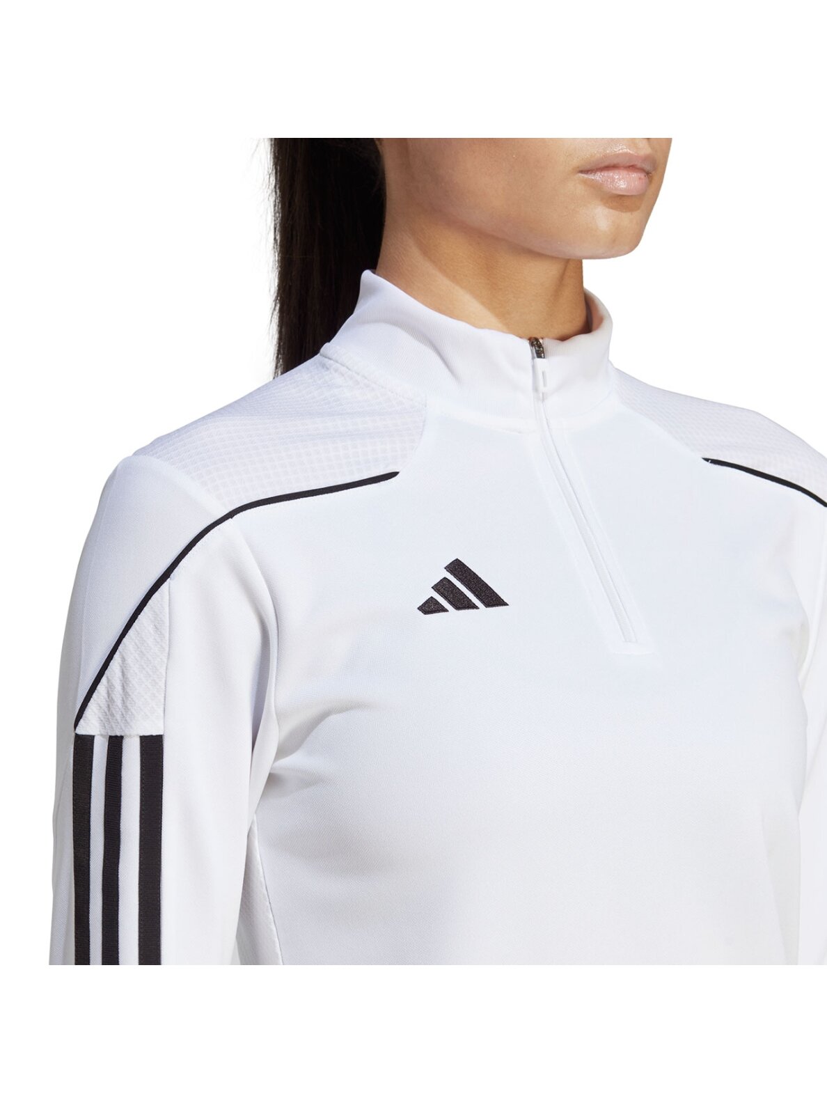 Adidas Tiro 23 League Training Top moteriškas džemperis, baltas HS3485 5 Adidas Tiro 23 League Training Top moteriškas džemperis, baltas HS3485 5