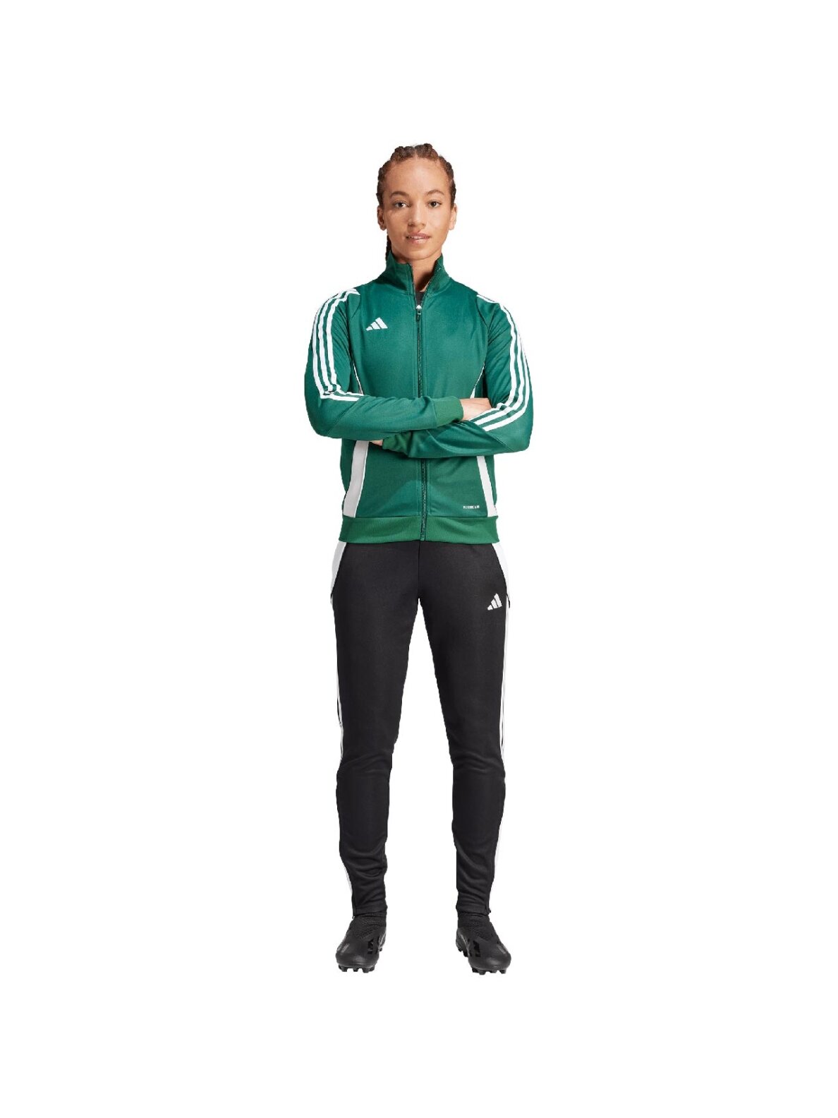 Adidas Tiro 24 Training moteriškas džemperis žalias IR9499 4 Adidas Tiro 24 Training moteriškas džemperis žalias IR9499 4