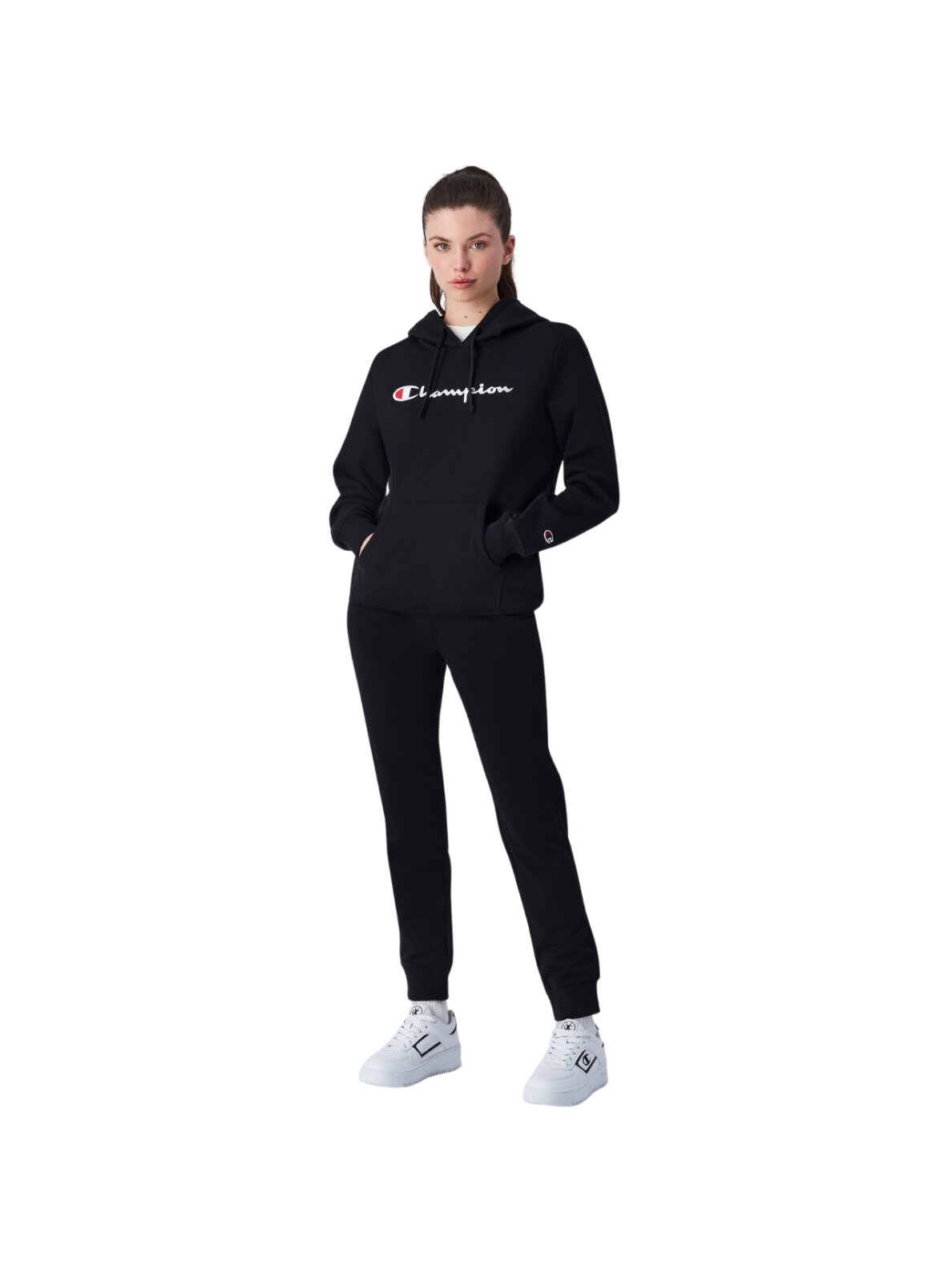 Moteriška Palaidinė Champion Hooded juoda 117529 KK001 3 Moteriška Palaidinė Champion Hooded juoda 117529 KK001 3