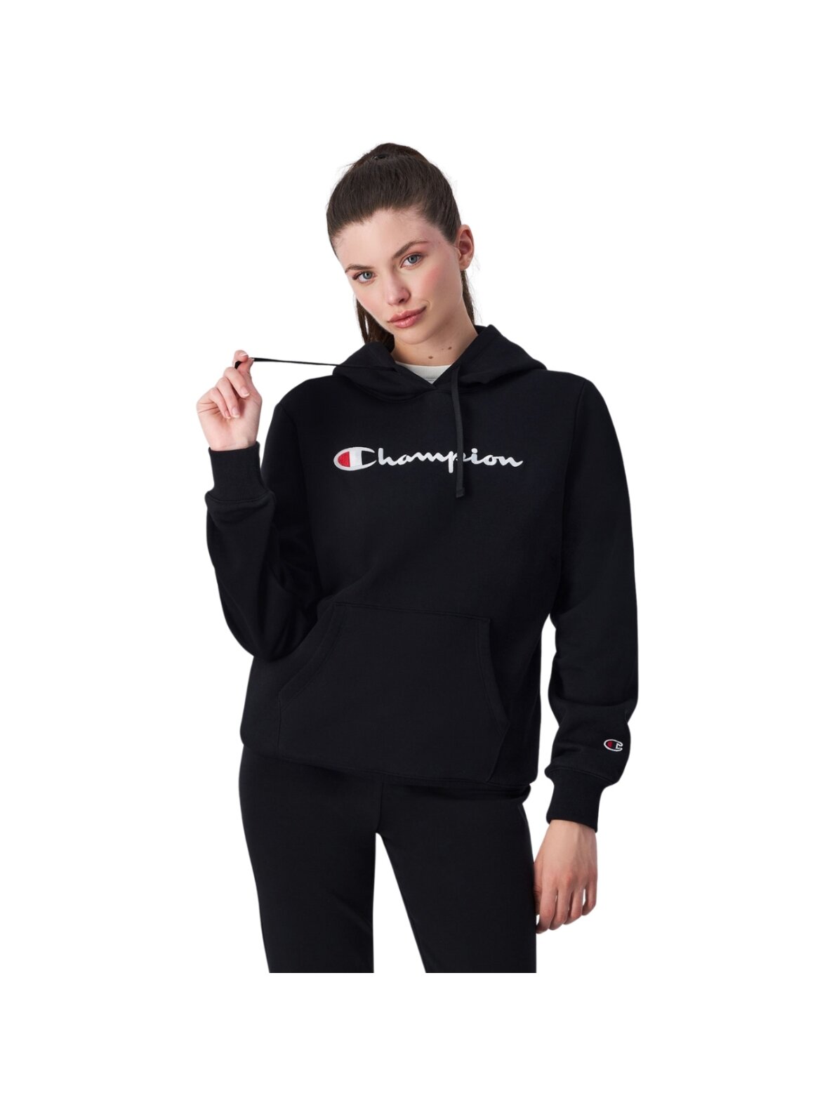 Moteriška Palaidinė Champion Hooded juoda 117529 KK001