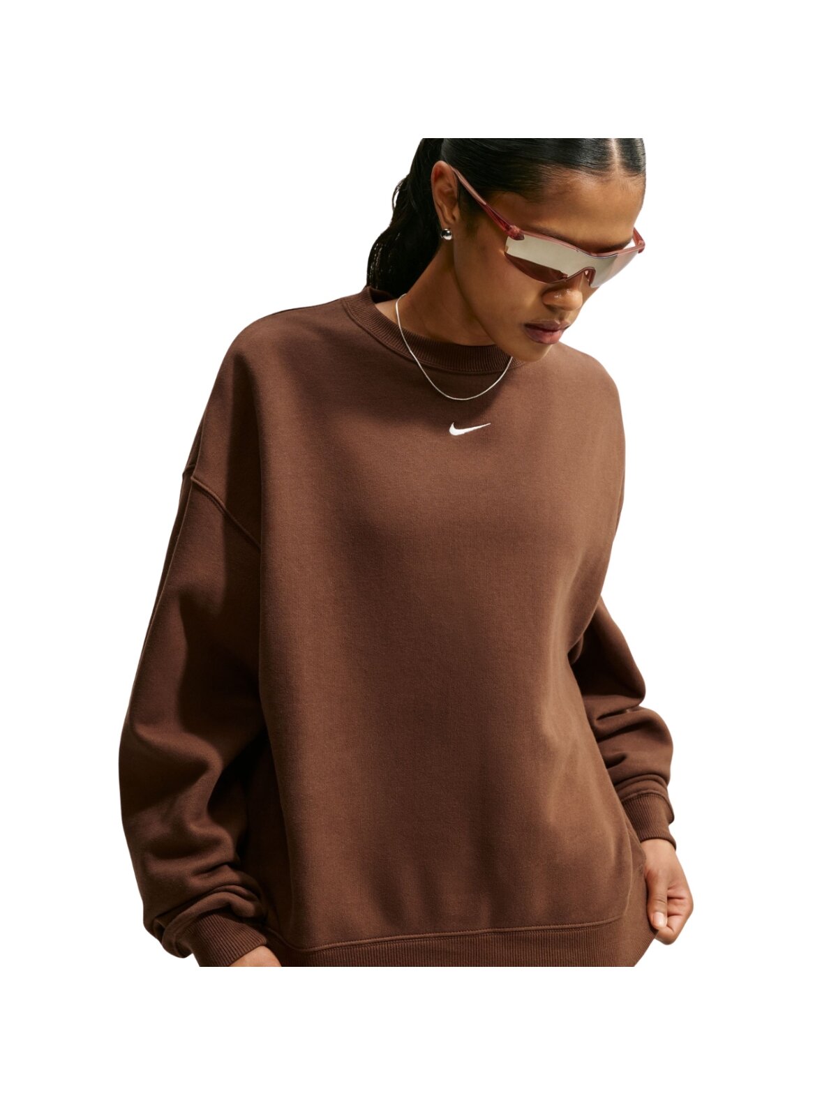 Nike Studio Fleece moteriškas megztinis rudas IM8082 259 2