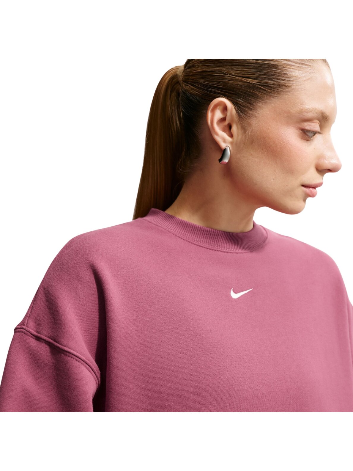 Nike Studio Fleece moteriškas megztinis, rožinis IM8082 654 4 Nike Studio Fleece moteriškas megztinis, rožinis IM8082 654 4