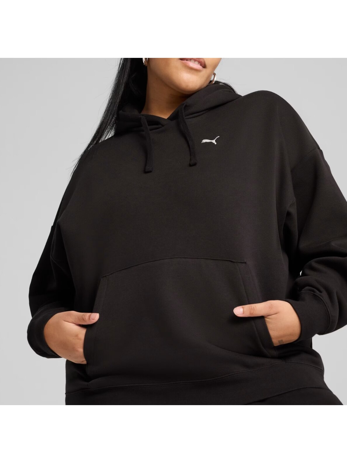 Puma ESS Comfort Hoodie FL moterims juoda 682384 01 3 Puma ESS Comfort Hoodie FL moterims juoda 682384 01 3