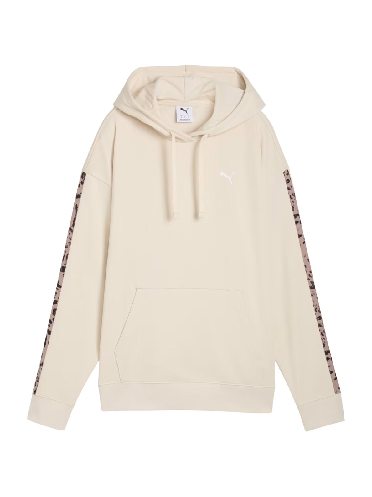 Puma ESS Graphic Animal Comfort Hoodie džemperis su gobtuvu moterims smėlio spalvos 691822 87 1 Puma ESS Graphic Animal Comfort Hoodie džemperis su gobtuvu moterims smėlio spalvos 691822 87 1