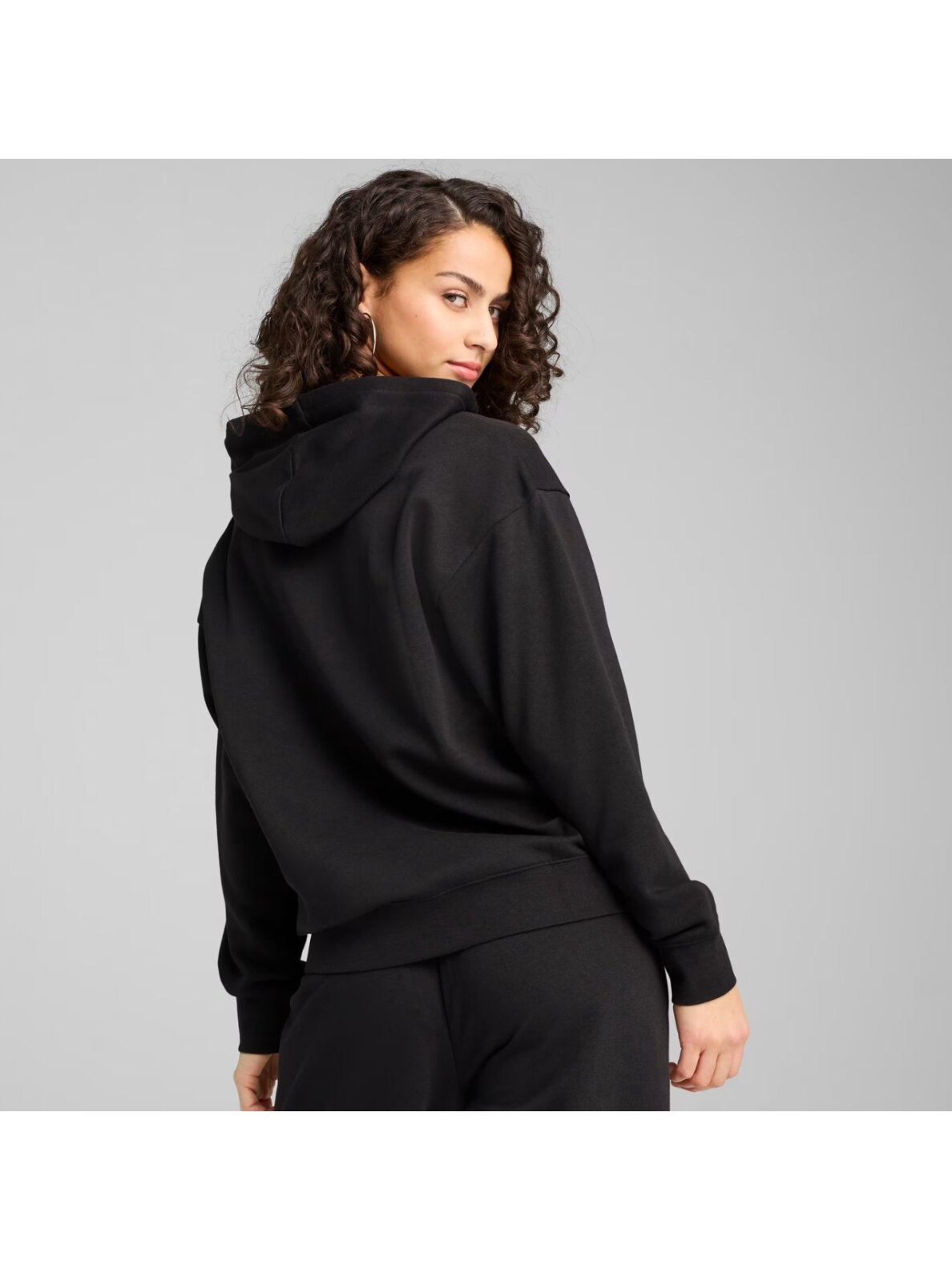 Puma Ess Script Comfort Hoodie moterims juoda 684983 01 3