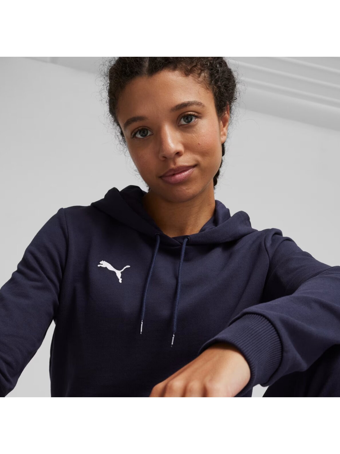 Puma Team Goal Casuals Hoody moterų džemperis tamsiai mėlyna 658621 06 4 Puma Team Goal Casuals Hoody moterų džemperis tamsiai mėlyna 658621 06 4