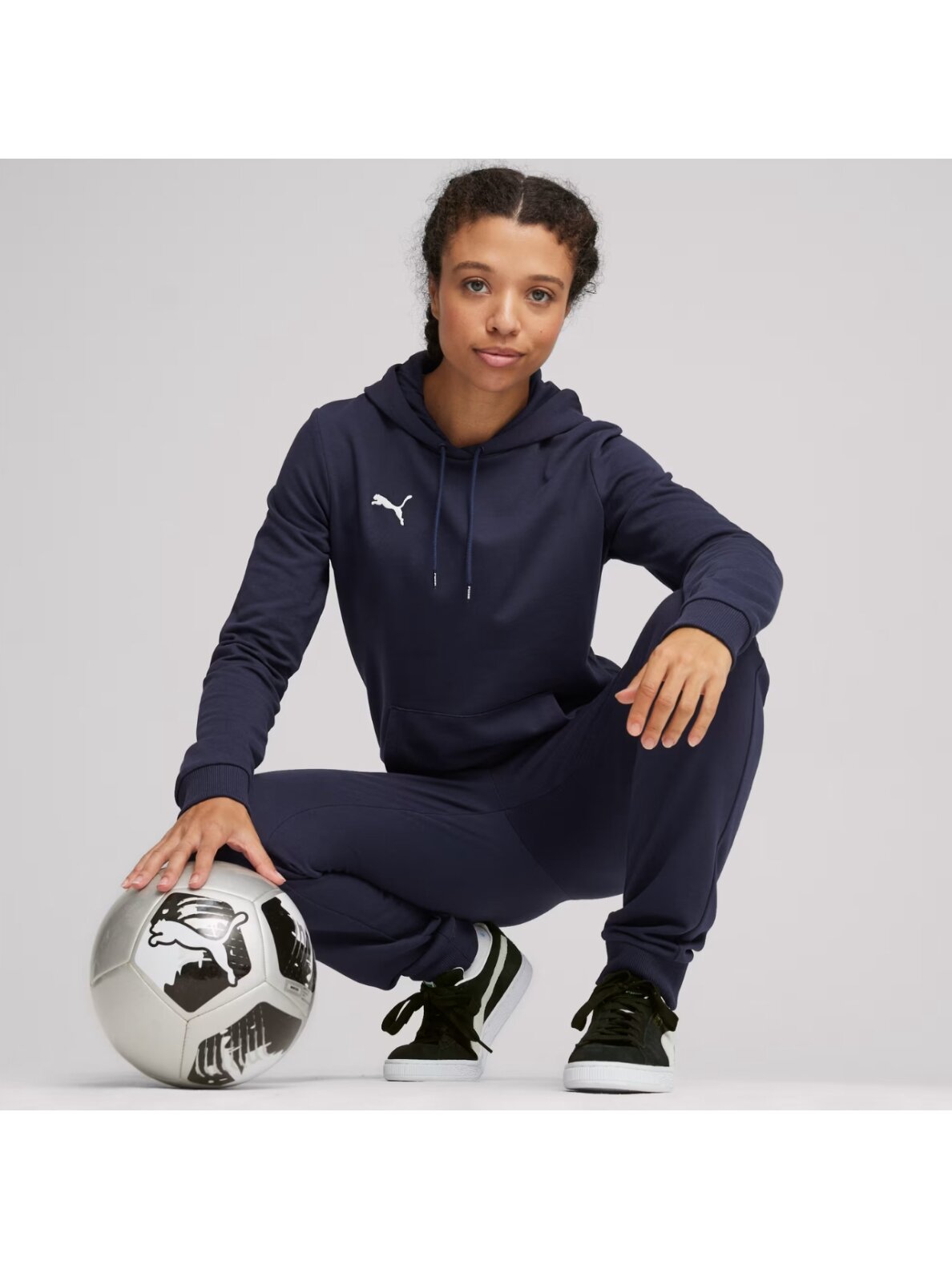 Puma Team Goal Casuals Hoody moterų džemperis tamsiai mėlyna 658621 06 6 Puma Team Goal Casuals Hoody moterų džemperis tamsiai mėlyna 658621 06 6