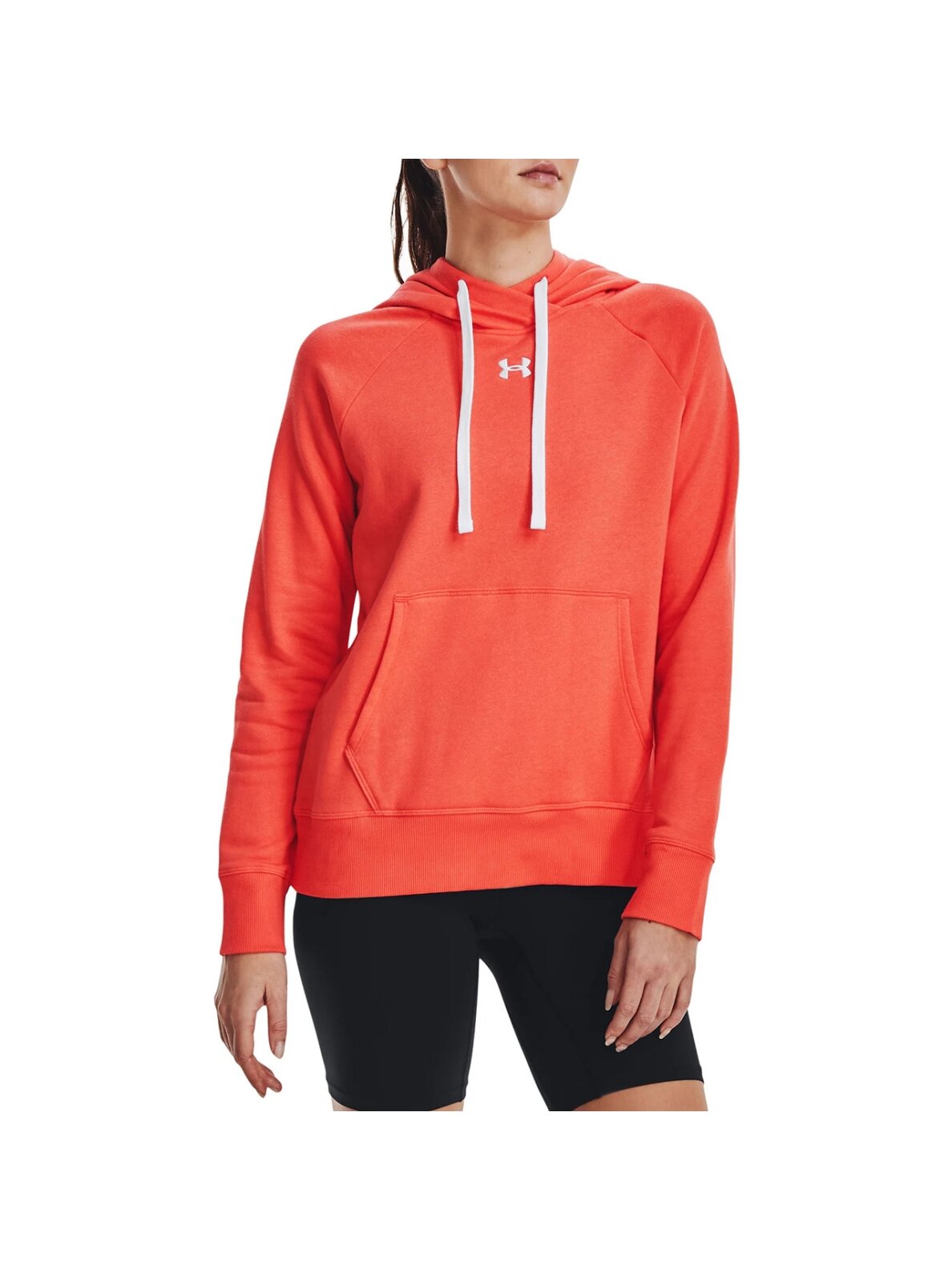 Under Armour Rival Fleece HB Hoodie moteriškas džemperis oranžinis 1356317 877 3 Under Armour Rival Fleece HB Hoodie moteriškas džemperis oranžinis 1356317 877 3