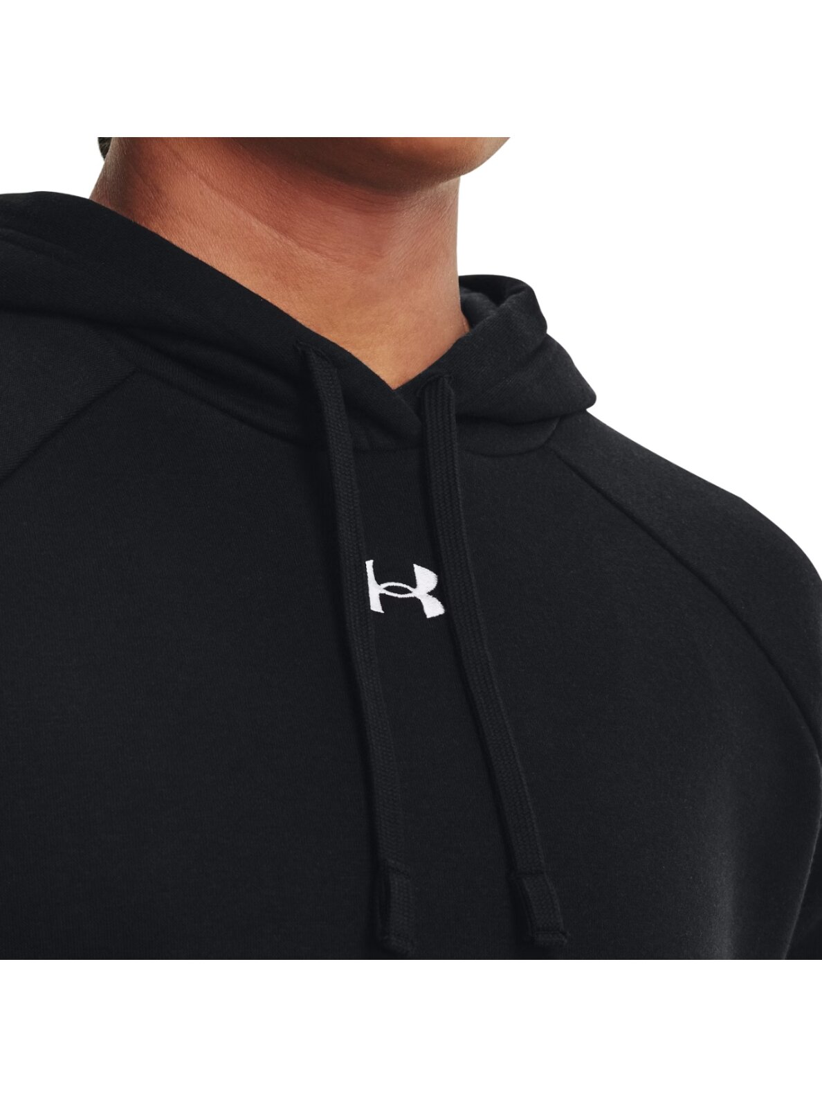 Under Armour Rival Fleece Hoodie moterims juoda 1379500 001 4 Under Armour Rival Fleece Hoodie moterims juoda 1379500 001 4