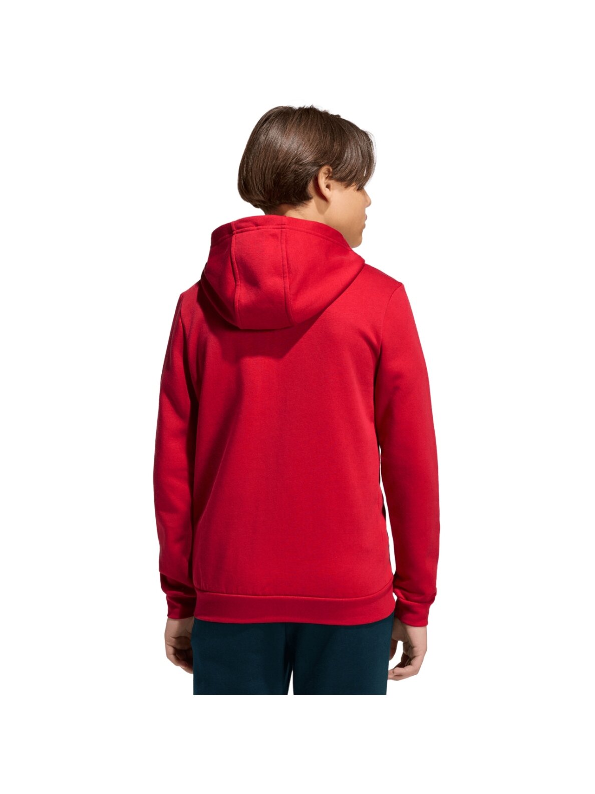 Adidas Entrada 26 Full Zip Hoodie vaikams džemperis raudonas KH1781 4