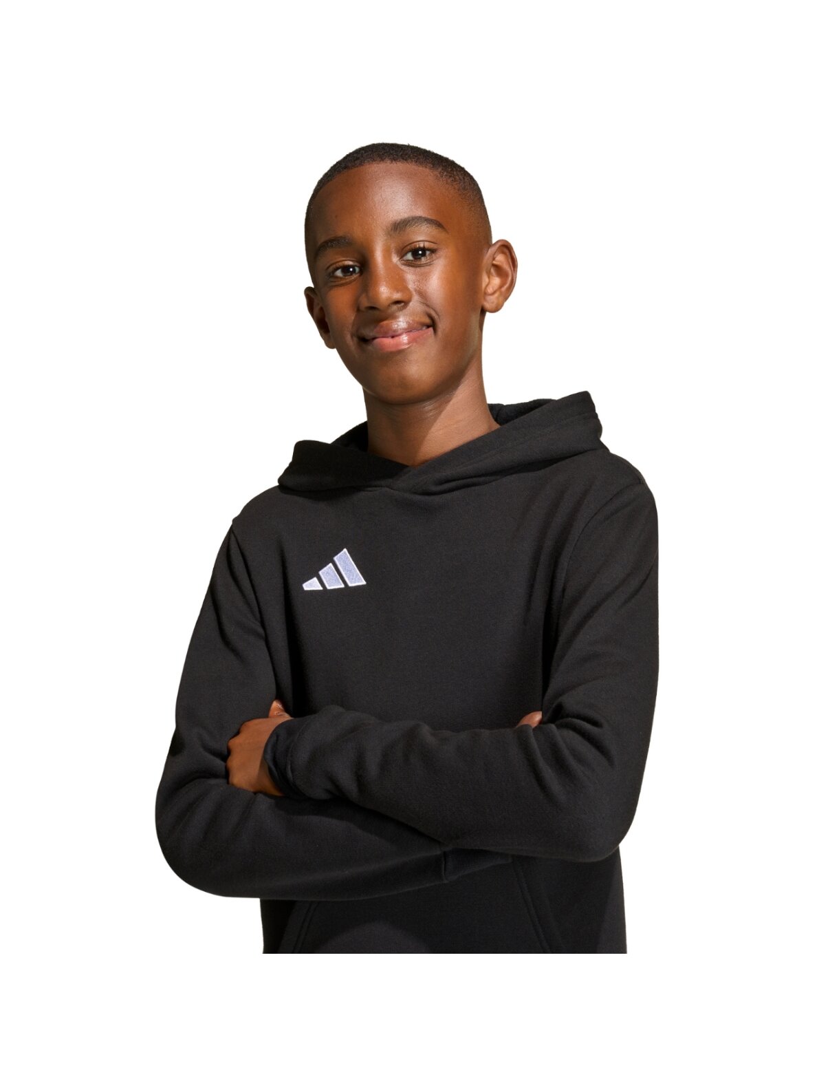 Adidas Entrada 26 Hoody vaikams juoda JZ6569 5 Adidas Entrada 26 Hoody vaikams juoda JZ6569 5