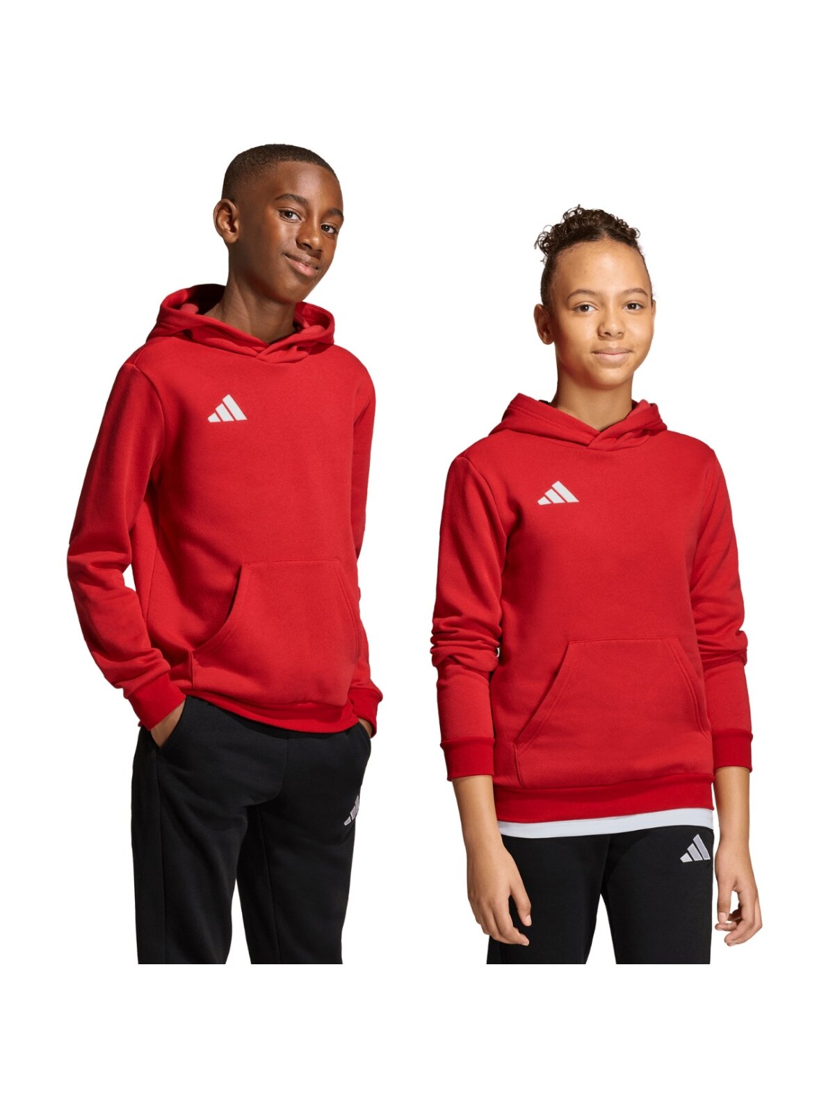 Adidas Entrada 26 Hoody vaikams raudona JZ6568
