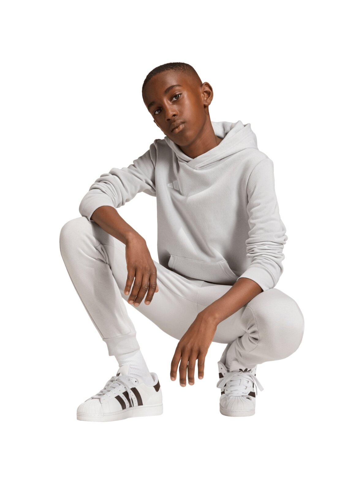 Adidas Entrada 26 Hoody vaikiški džemperiai, pilki JZ6562 7 Adidas Entrada 26 Hoody vaikiški džemperiai, pilki JZ6562 7