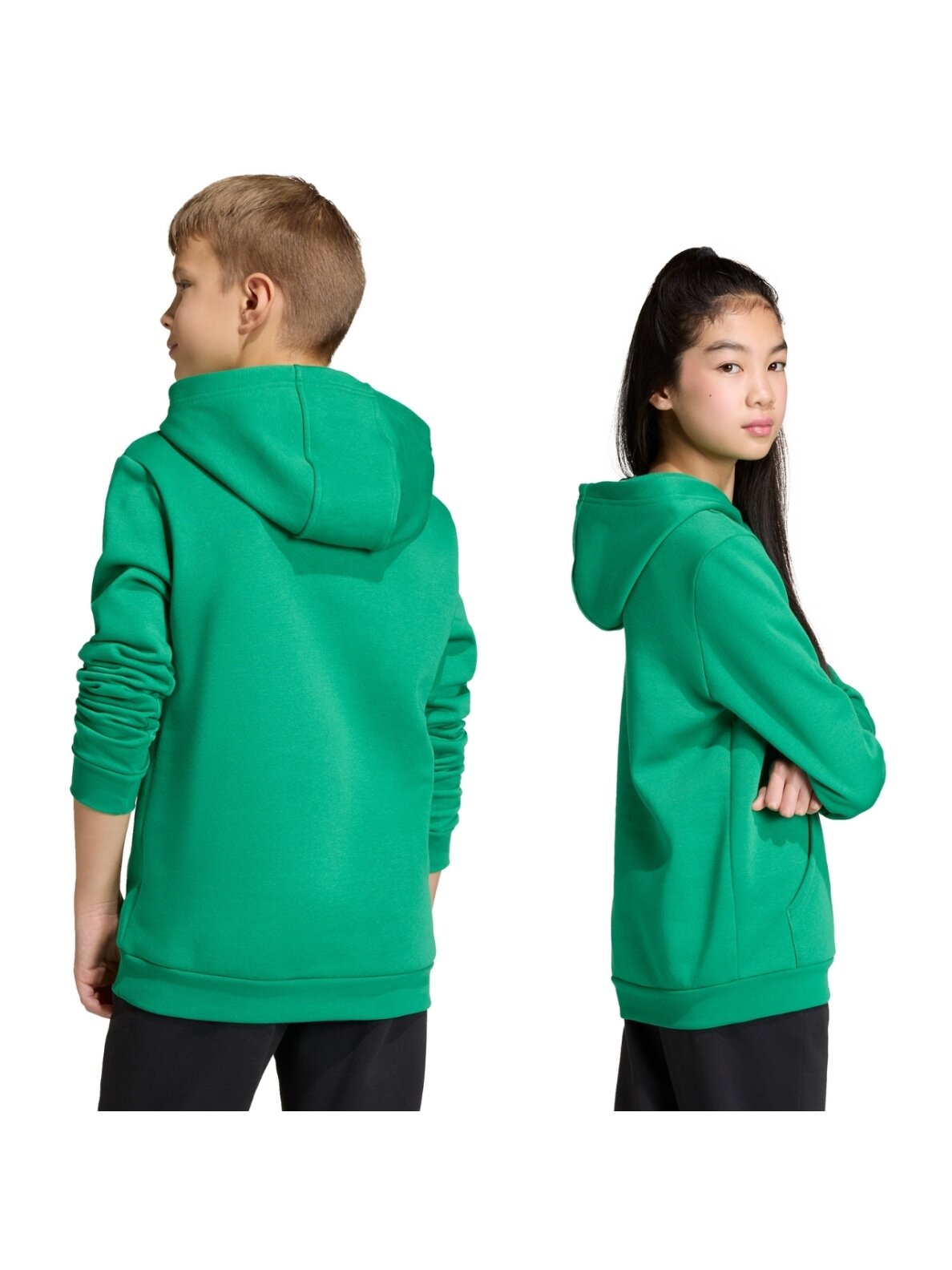 Adidas Entrada 26 Hoody vaikams žalia JZ6563 2 Adidas Entrada 26 Hoody vaikams žalia JZ6563 2