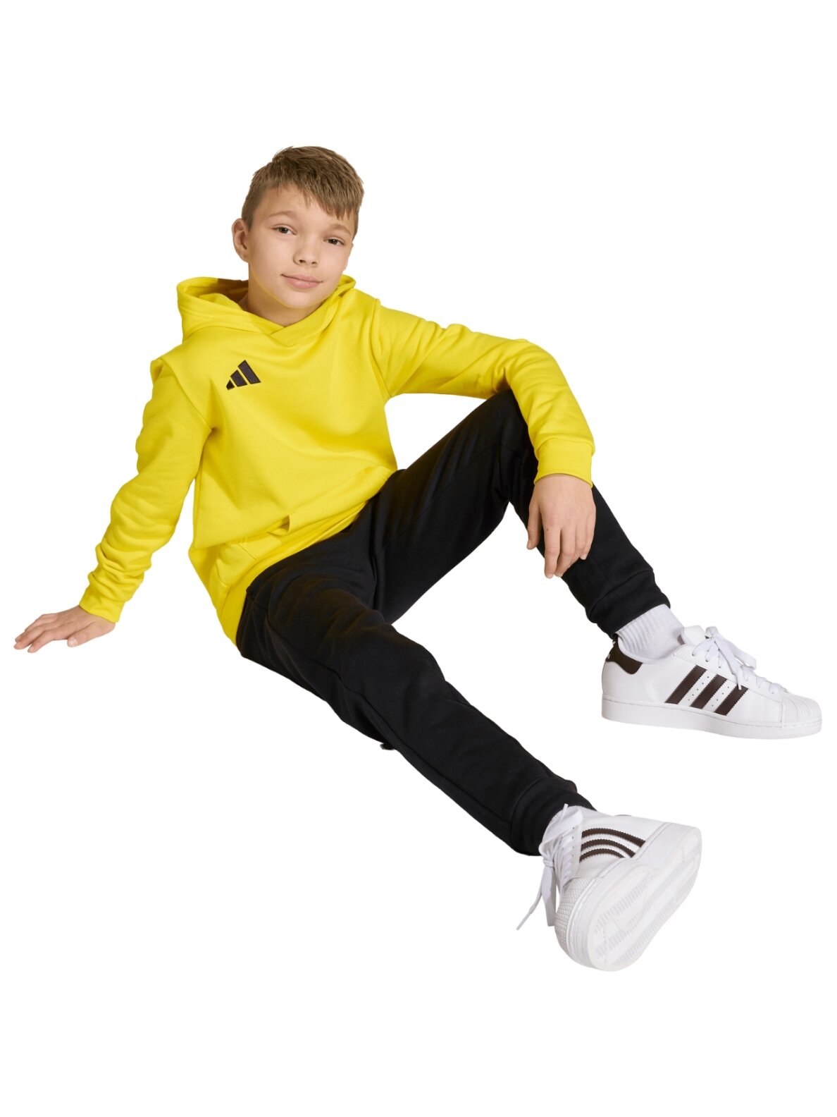 Adidas vaikų džemperis su gobtuvu Entrada 26 Hoody geltonas JZ6564 7